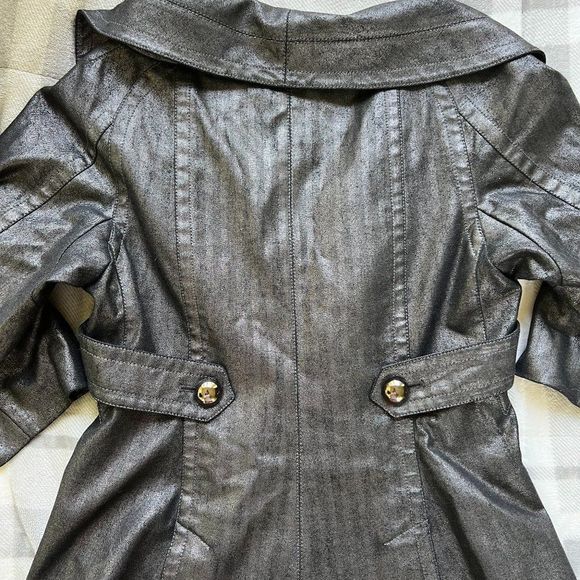 BYRON LARS GREY STRIPPED JACKET SIZE 6 - Picture 4 of 10